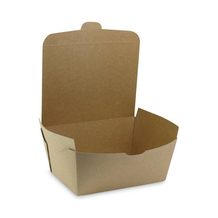 Pactiv EarthChoice OneBox Paper Box, 66 oz, 6.5 x 4.5 x 3.25, Kraft, PK160 PK NOB03KEC